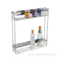 2 Tier Slideout Pantry bakul storagedrawers untuk dapur